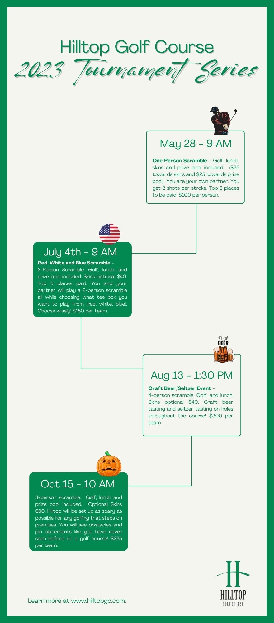 2023 Tournament Series Hilltop Golf Course